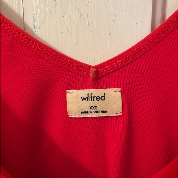 Wilfred Red Ruffled Bodysuit - Picture 2 of 2